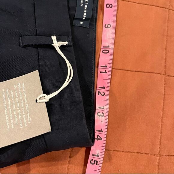 NWT EVERLANE The 7" Slim Fit Performance Chino Short Size 31 - Picture 9 of 11